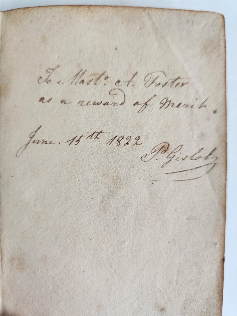 1820 FABLES by JOHN GAY antique in ENGLISH illustrated - 2