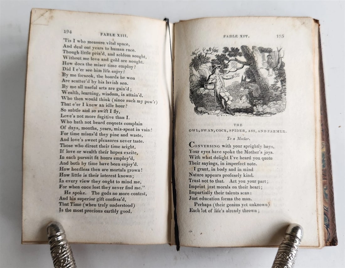 1820 FABLES by JOHN GAY antique in ENGLISH illustrated - 4