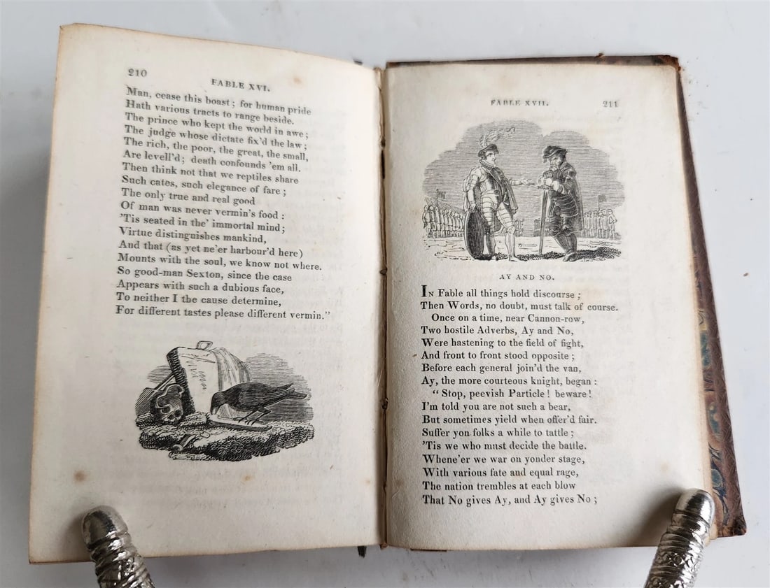 1820 FABLES by JOHN GAY antique in ENGLISH illustrated - 5