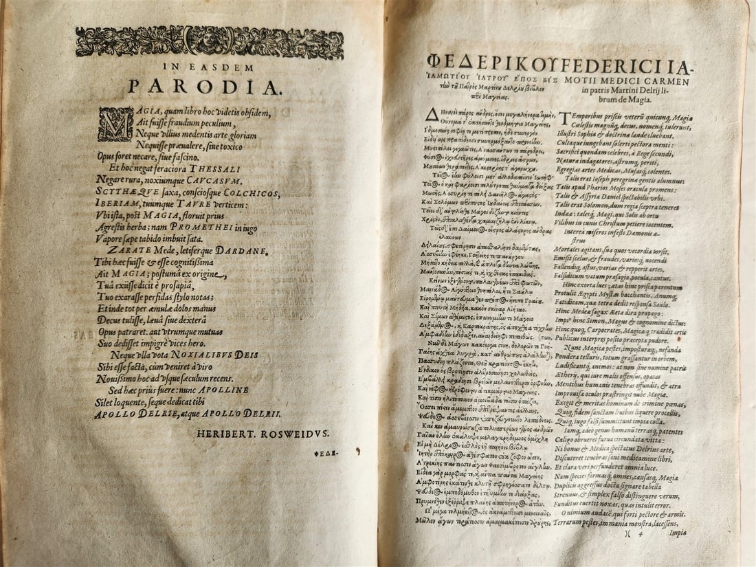 1603 Disquisitionum magicarum by Martin DEL RIO antique MAGIC TREATISE FOLIO - 6