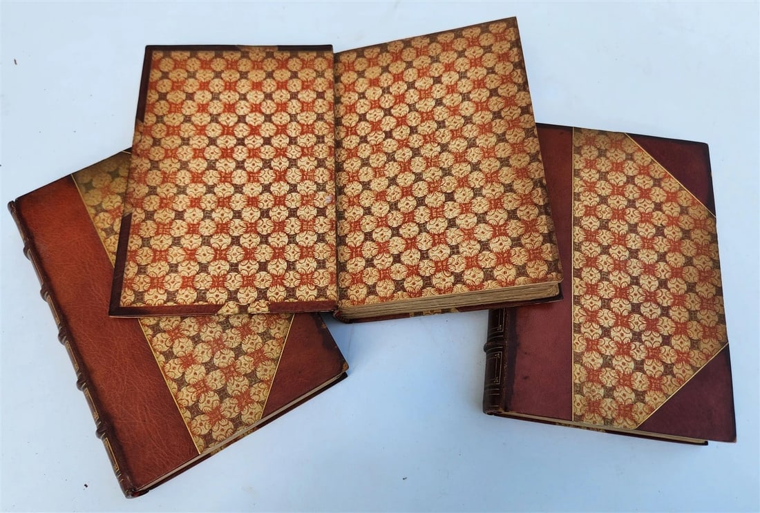 1908 ESSAYES of MICHAEL LORD of MONTAIGNE antique 3 VOLUMES in ENGLISH LTD ED. - 6