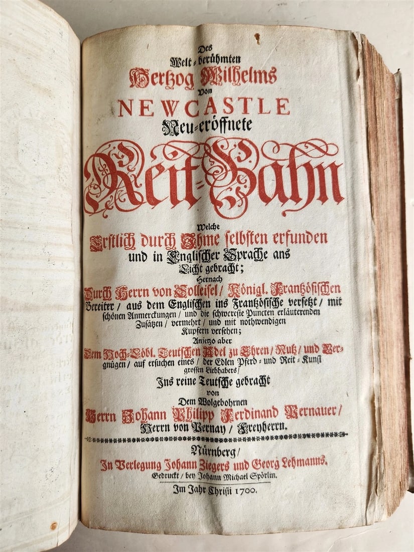 1700 HORSE BOOK FULLY ILLUSTRATED antique RIDING SCHOOL FOLIO - 3