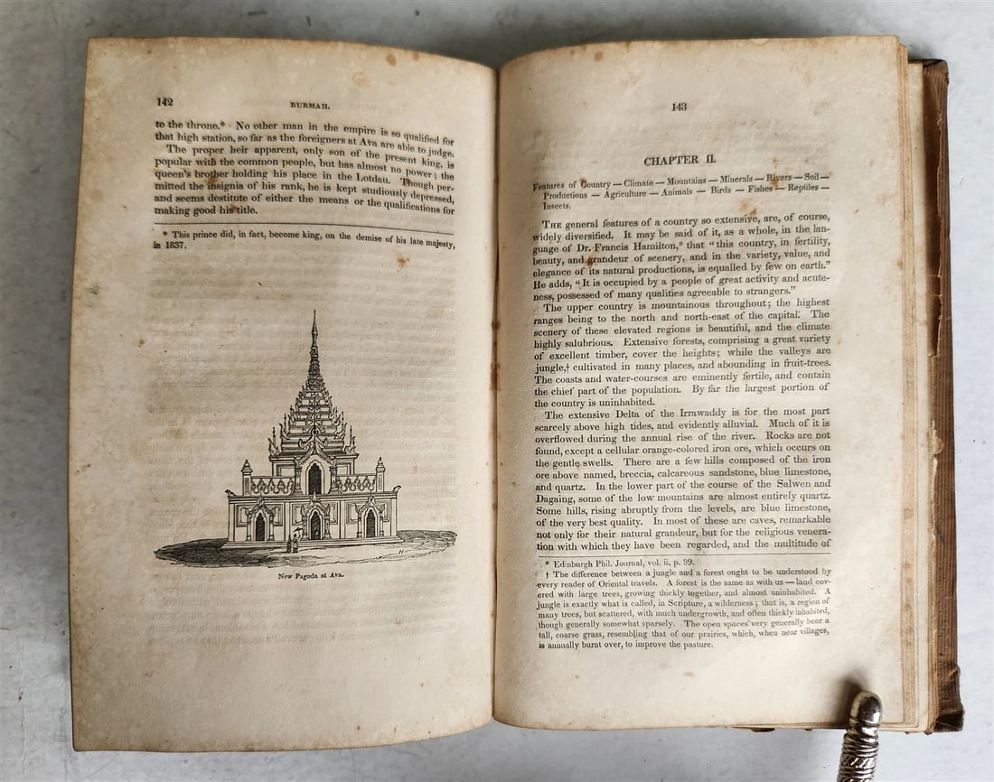 1839 TRAVELS SOUTHEAST ASIA antique ILLUSTRATED Hindustan Malaya Siam China - 12