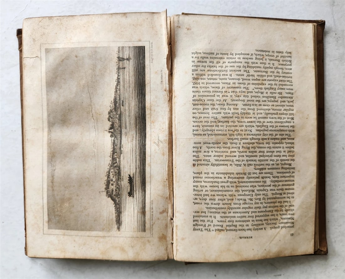 1839 TRAVELS SOUTHEAST ASIA antique ILLUSTRATED Hindustan Malaya Siam China - 15