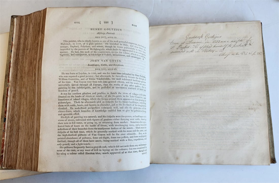 1805 DICTIONARY of PAINTERS by Matthew Pilkington 2 VELLUM BOUND VOLUMES antique - 4