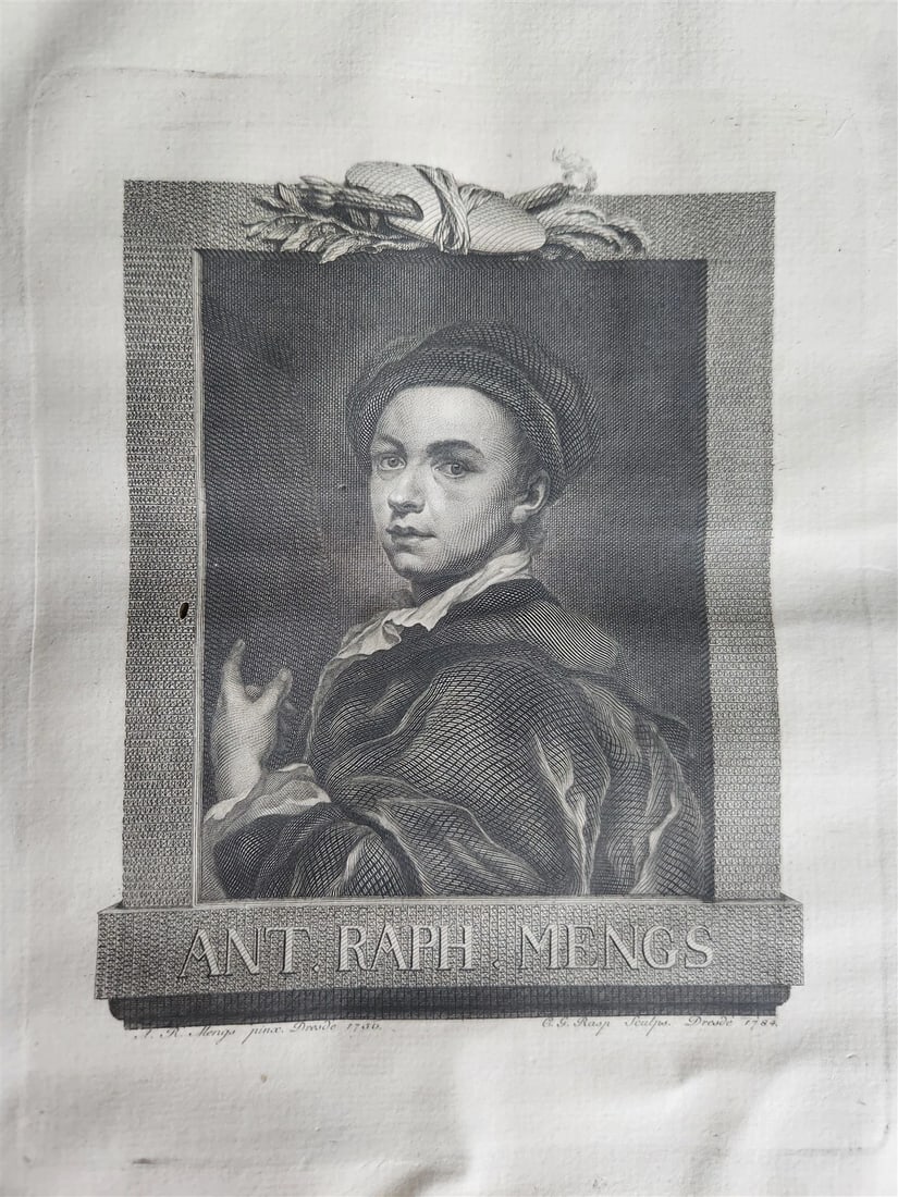 1785 LIVES & PORTRAITS of GREAT GERMANS antique ILLUSTRATED FOLIO - 5