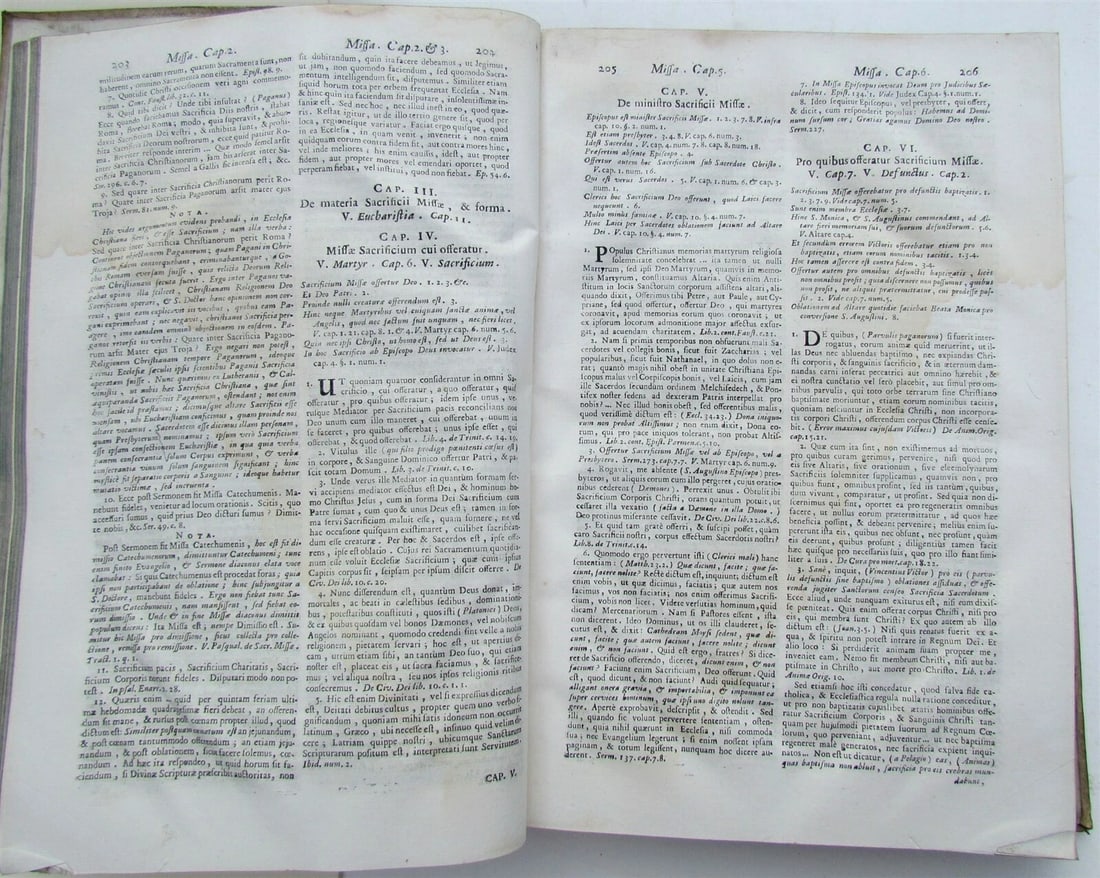 1741 VELLUM BOUND ANTIQUE FOLIO S. AURELII AUGUSTINI by ANGELO CUPETIOLI - 2