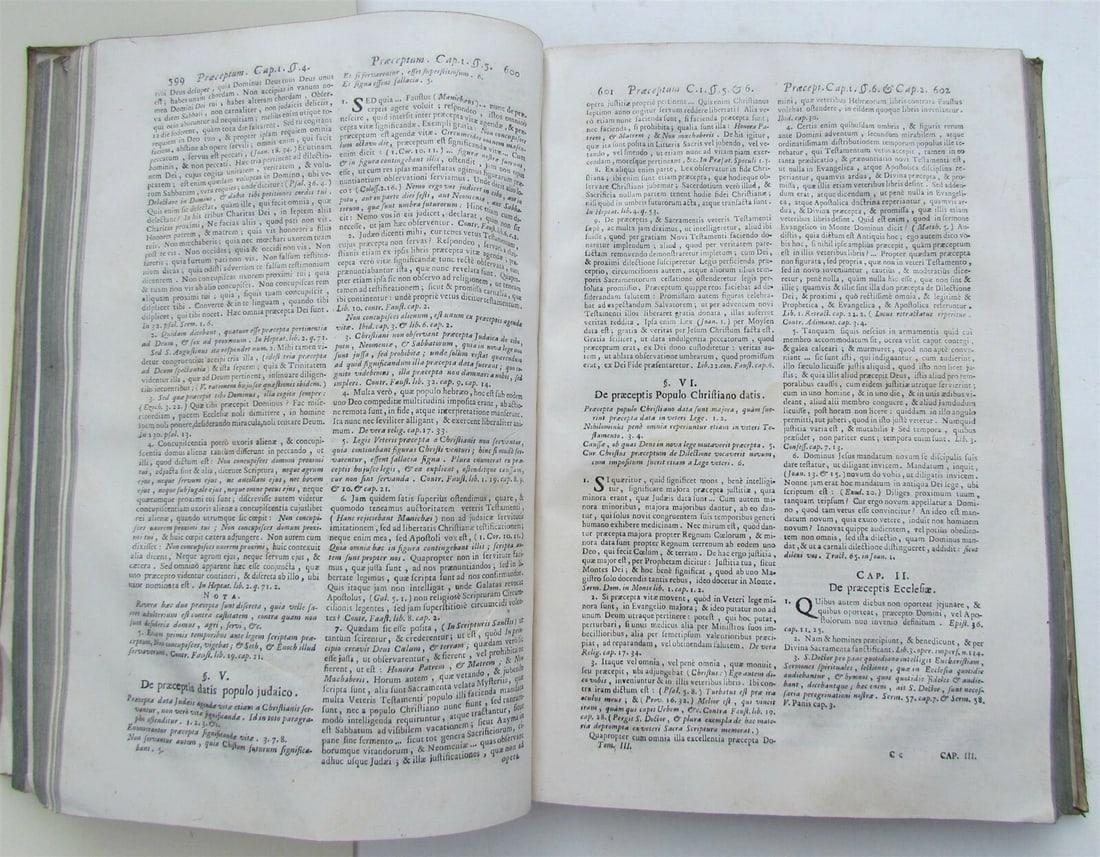 1741 VELLUM BOUND ANTIQUE FOLIO S. AURELII AUGUSTINI by ANGELO CUPETIOLI - 3