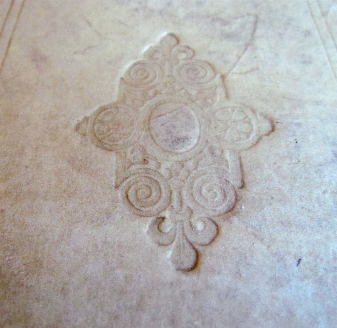 1707 BIBLE COMMENTARY by Johannis Marckii antique GILT EMBOSSED VELLUM BOUND - 6