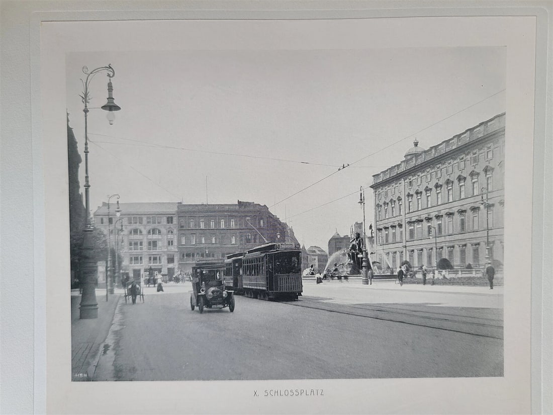 1911 DIE GROSSE BERLINER STRASSENBAHN UND NEBENBAHNEN antique PHOTO ILLUSTRATED - 12