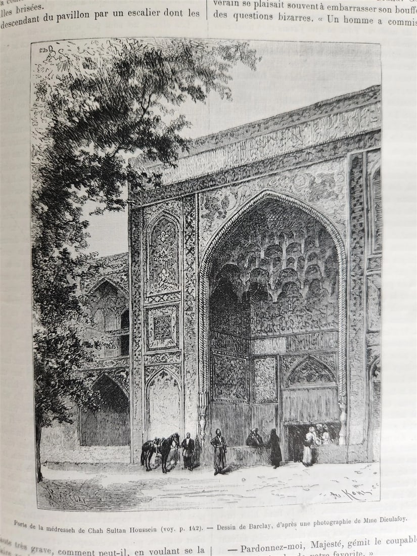 1883 HISTORY VOYAGES ILLUSTRATED antique ARMENIA AZERBAIJAN AFRICA INDIA PERSIA - 11