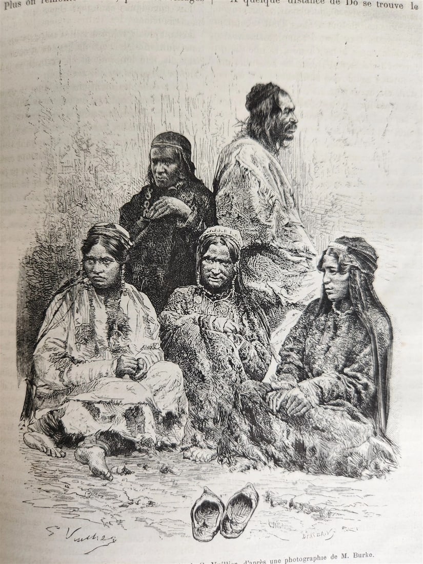 1883 HISTORY VOYAGES ILLUSTRATED antique ARMENIA AZERBAIJAN AFRICA INDIA PERSIA - 3