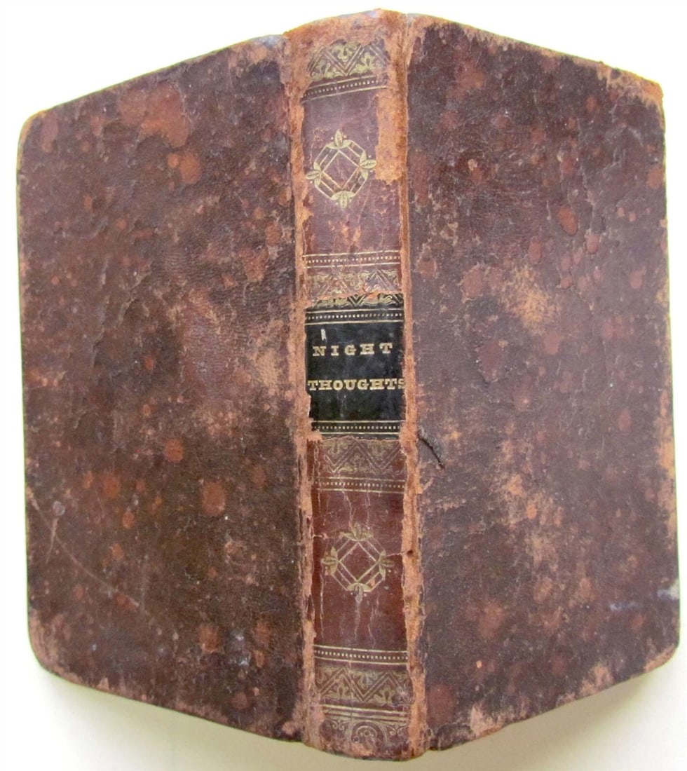 1826 COMPLAINT or NIGHT THOUGTHS & FORCE of RELIGION by E.YOUNG AMERICANA BOSTON (1 of 4)