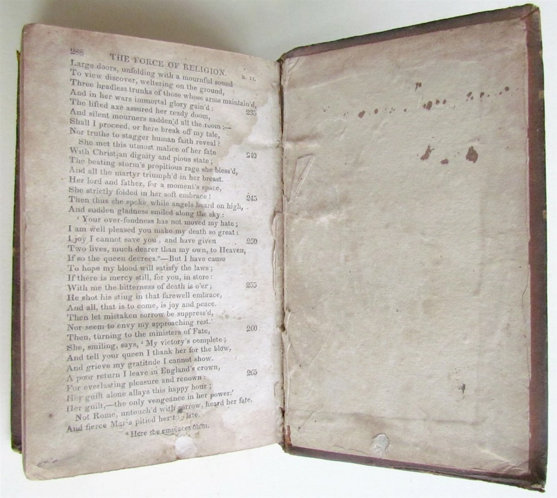 1826 COMPLAINT or NIGHT THOUGTHS & FORCE of RELIGION by E.YOUNG AMERICANA BOSTON - 3