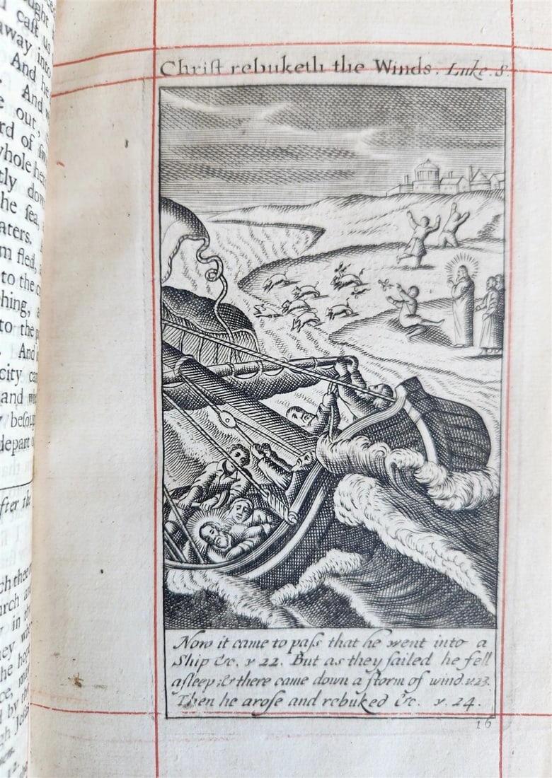 1701 BOOK OF COMMON PRAYER in ENGLISH w/ PSALMS of DAVID ANTIQUE illustrated - 6