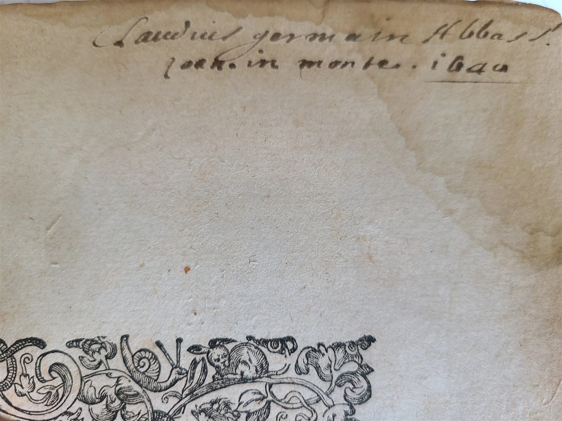 1599 PLUTARCH 2 volumes antique 16th CENTURY LARGE FOLIO in GREEK & LATIN - 4