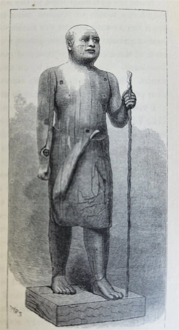 1879 FROM EGYPT TO PALESTINE by S. Bartlett antique ILLUSTRATED w/ FOLDING MAP - 5