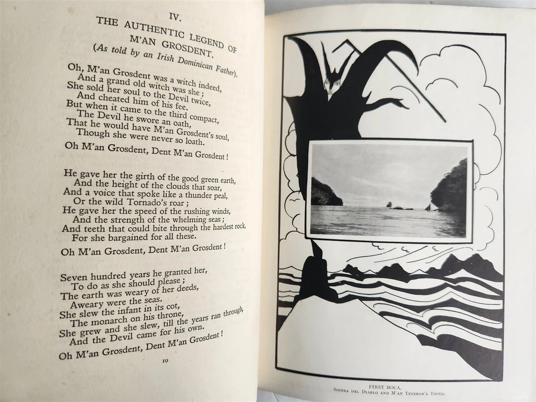 1922 LEGENDS OF THE BOCAS TRINIDAD by A. RUSSEL illustrated ANTIQUE - 6