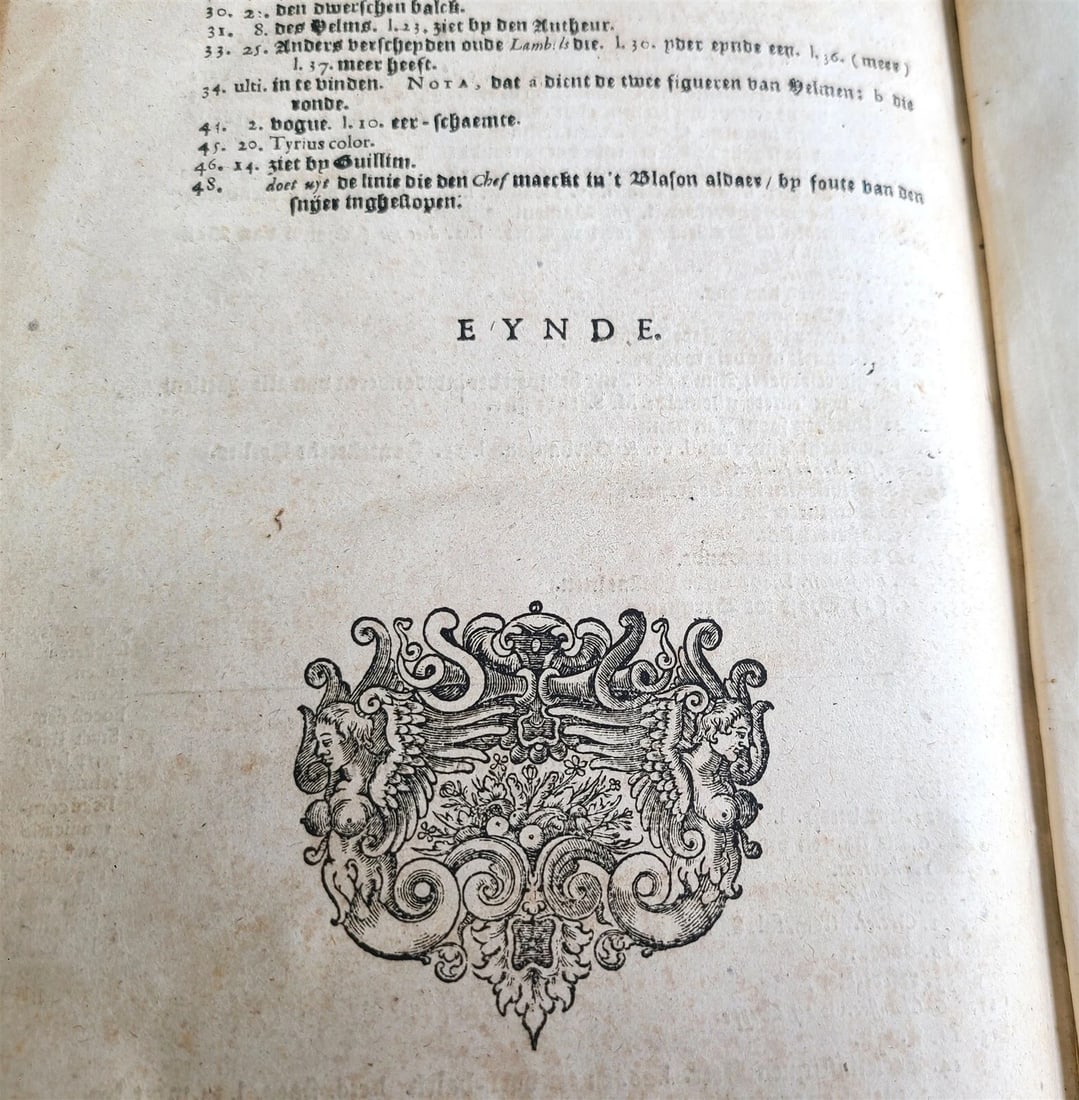 1645 NETHERLANDS HISTORY ILLUSTRATED w/ 116 WOODCUTS antique - 9