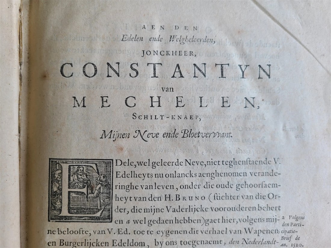 1645 NETHERLANDS HISTORY ILLUSTRATED w/ 116 WOODCUTS antique - 2