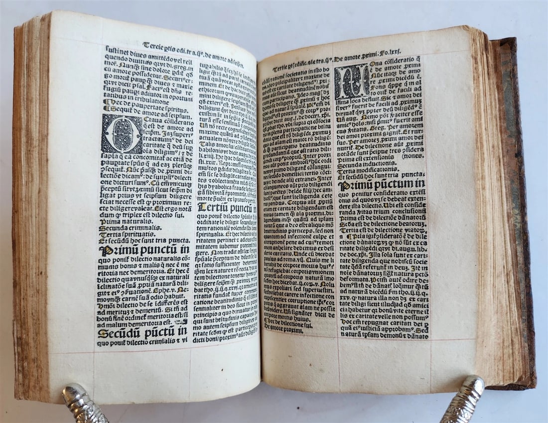 1508 POST-INCUNABULA antique 16th C Homilies of Franciscan friar Nicolas Denisse - 7