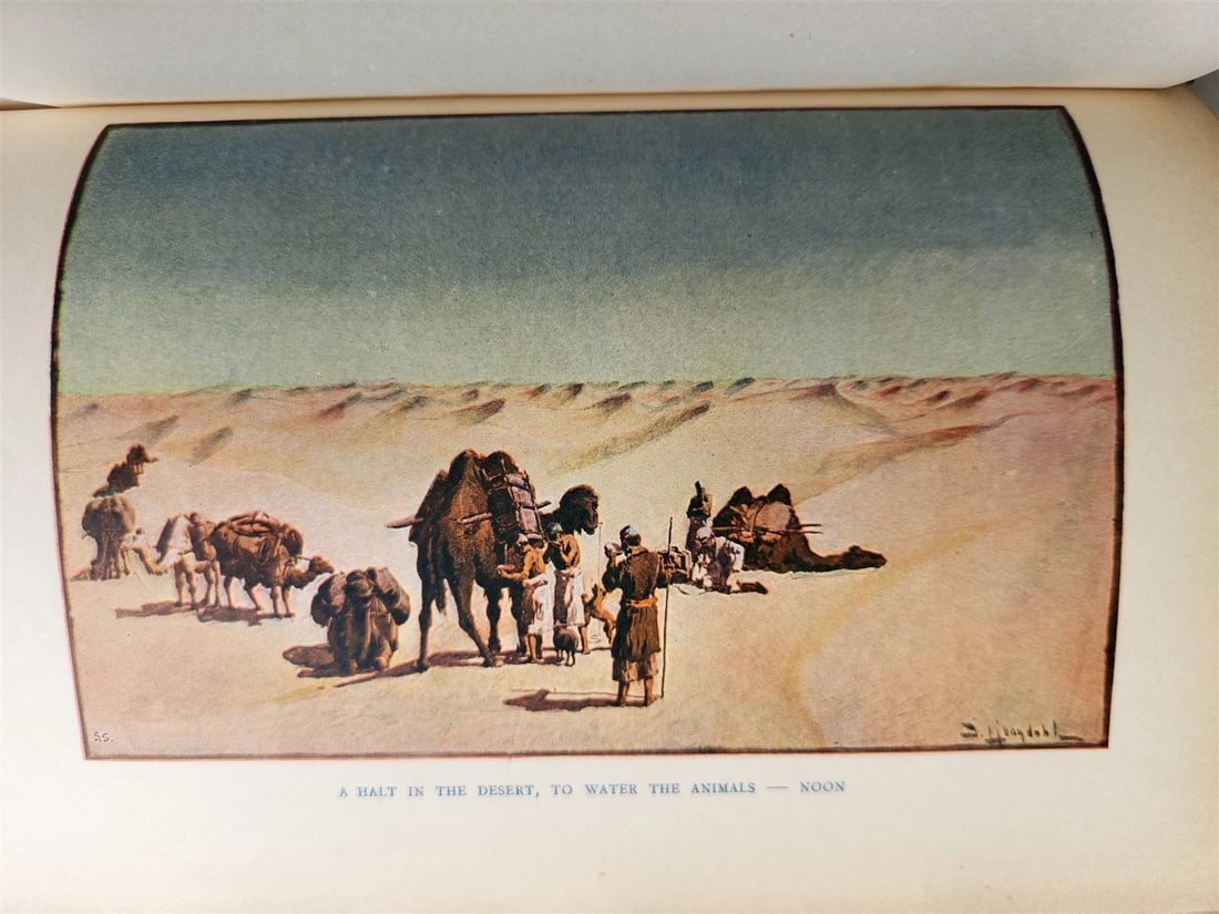 1899 THROUGH ASIA by SVEN HEDIN antique ILLUSTRATED w/ 300 PICTURES 2 volumes - 17