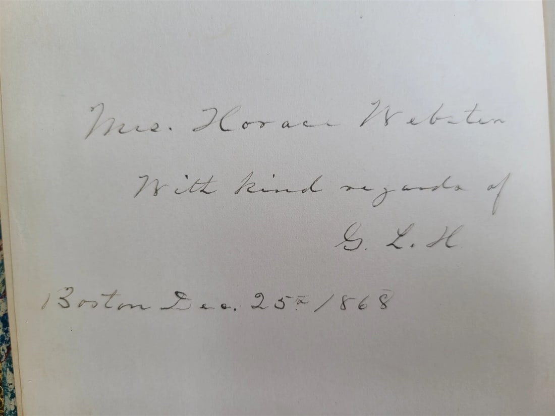 1860 SACRED POEMS by N PARKER WILLIS antique ILLUSTRATED Americana CIVIL WAR ERA - 4