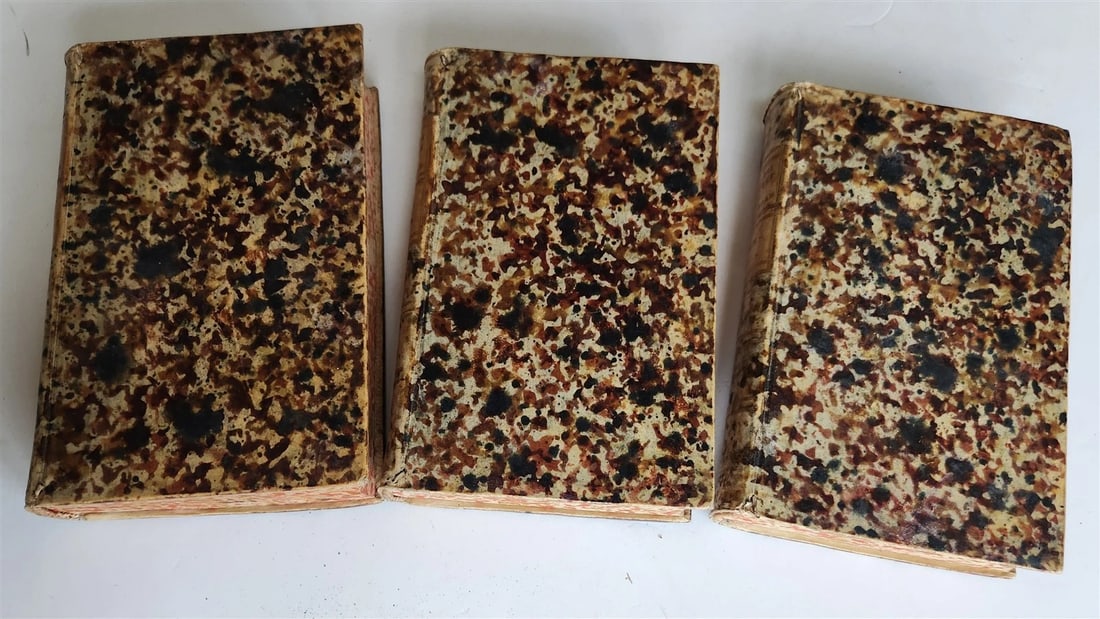 1753 ILLUSTRATED TORTURE & EXECUTION of EARLY CHRISTIANS antique 3 VOLS vellum - 8