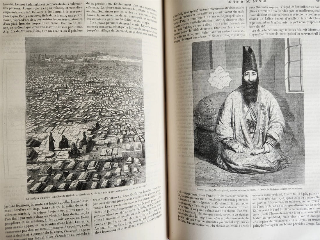 1861 HISTORY VOYAGES ILLUSTRATED antique CENTRAL ASIA AFGHANISTAN BRAZIL RUSSIA - 6