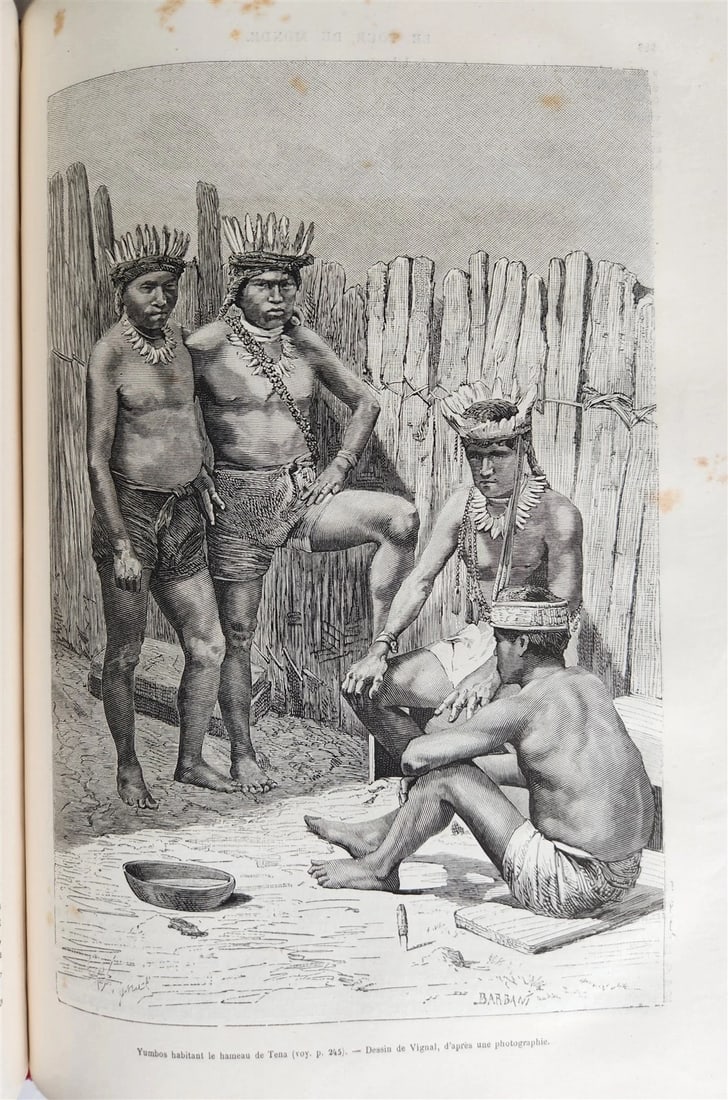 1883 HISTORY VOYAGES ILLUSTRATED antique ARMENIA AZERBAIJAN AFRICA INDIA PERSIA - 8