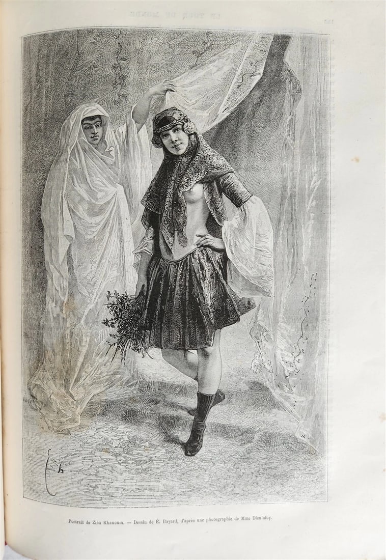 1883 HISTORY VOYAGES ILLUSTRATED antique ARMENIA AZERBAIJAN AFRICA INDIA PERSIA - 10