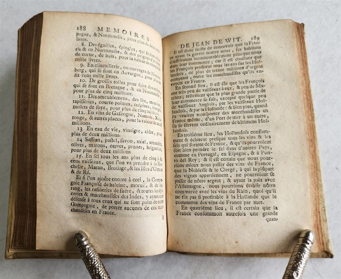 1709 MEMOIRES de JEAN de WIT Grand Pensionnaire de HOLLANDE antique VELLUM - 4