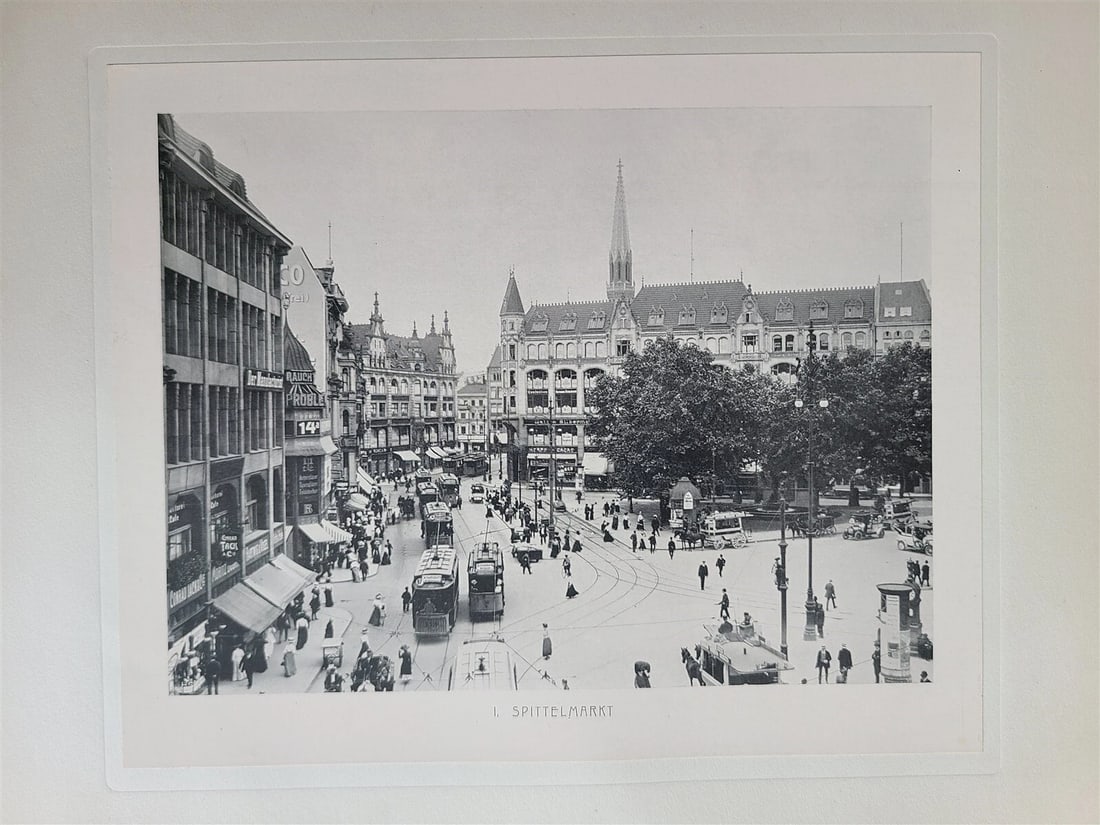 1911 DIE GROSSE BERLINER STRASSENBAHN UND NEBENBAHNEN antique PHOTO ILLUSTRATED - 2