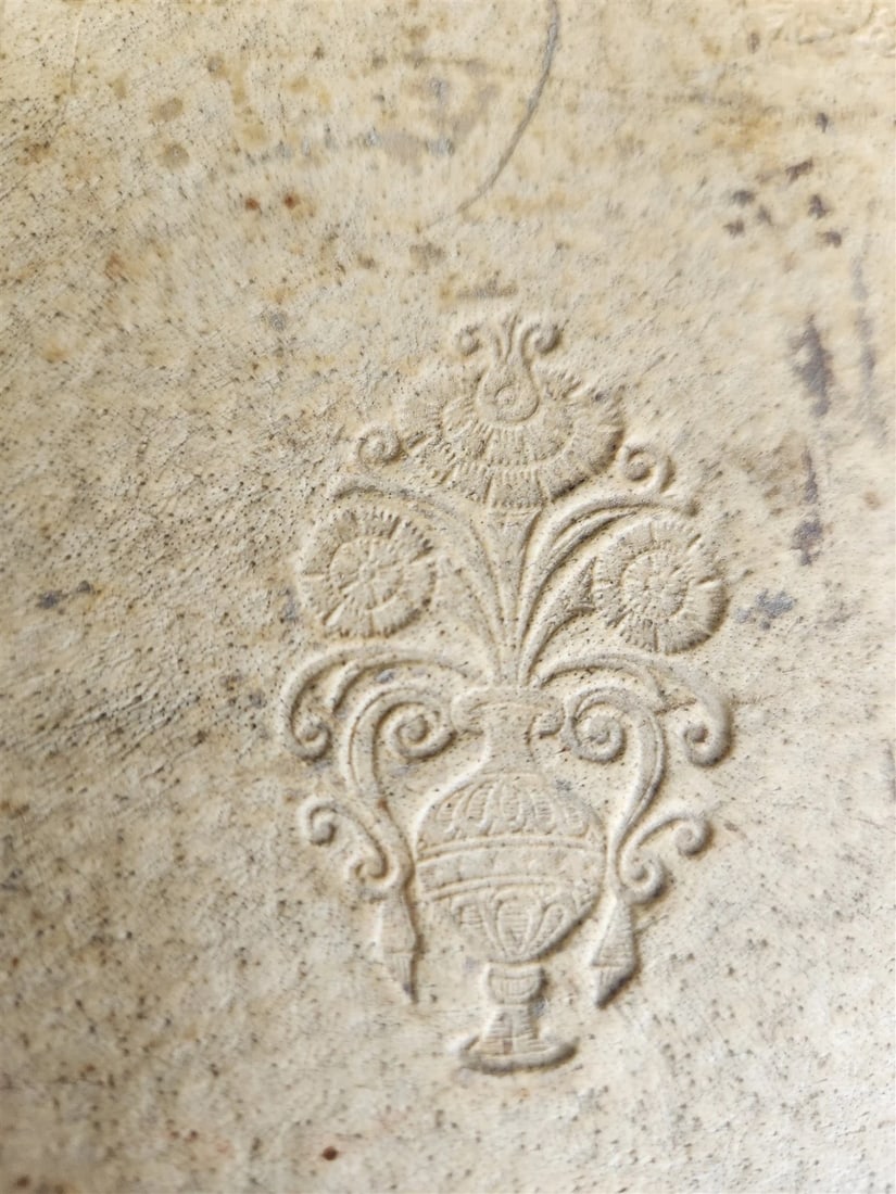 1702 POLYANTHEA SACRA antique BLIND-STAMPED PIGSKIN BOUND FOLIO w/CLASPS - 3