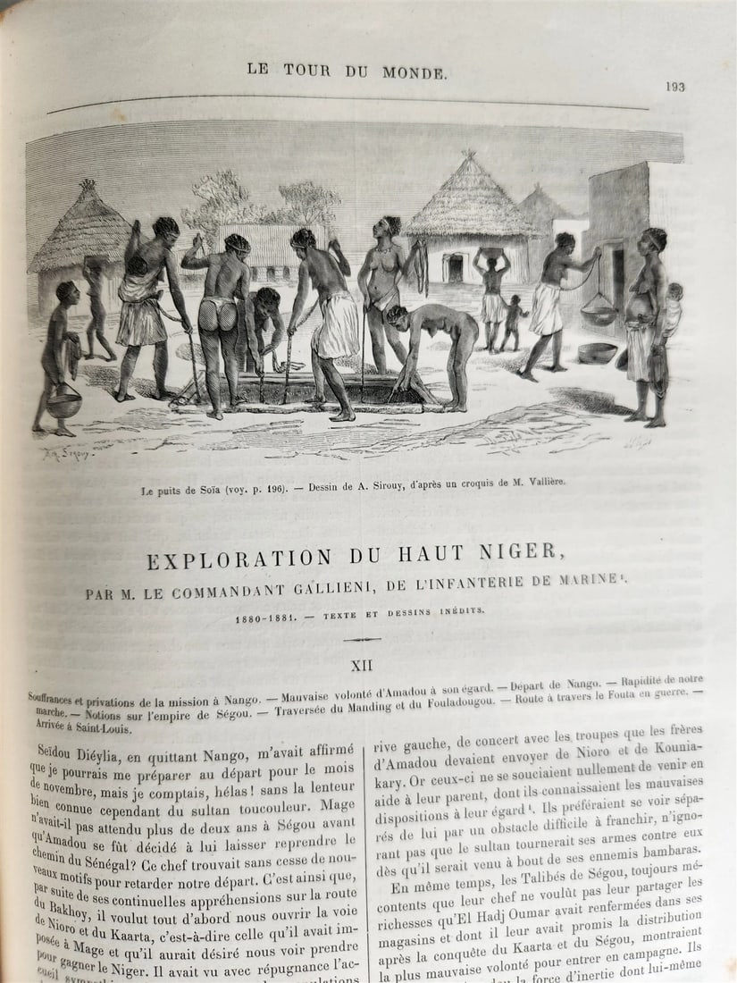 1883 HISTORY VOYAGES ILLUSTRATED antique AFRICA PERSIA RUSSIA TIBET S. AMERICA - 4