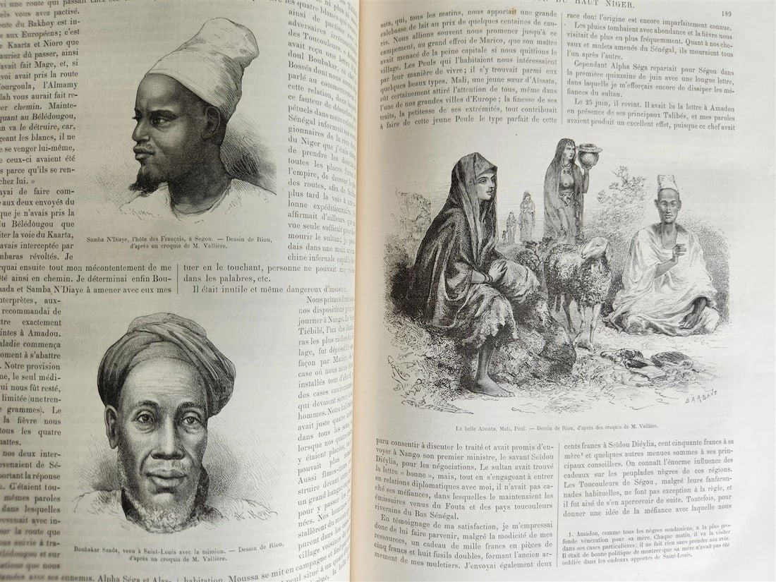 1883 HISTORY VOYAGES ILLUSTRATED antique AFRICA PERSIA RUSSIA TIBET S. AMERICA - 5