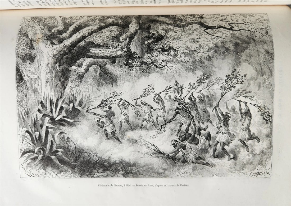 1883 HISTORY VOYAGES ILLUSTRATED antique AFRICA PERSIA RUSSIA TIBET S. AMERICA - 6