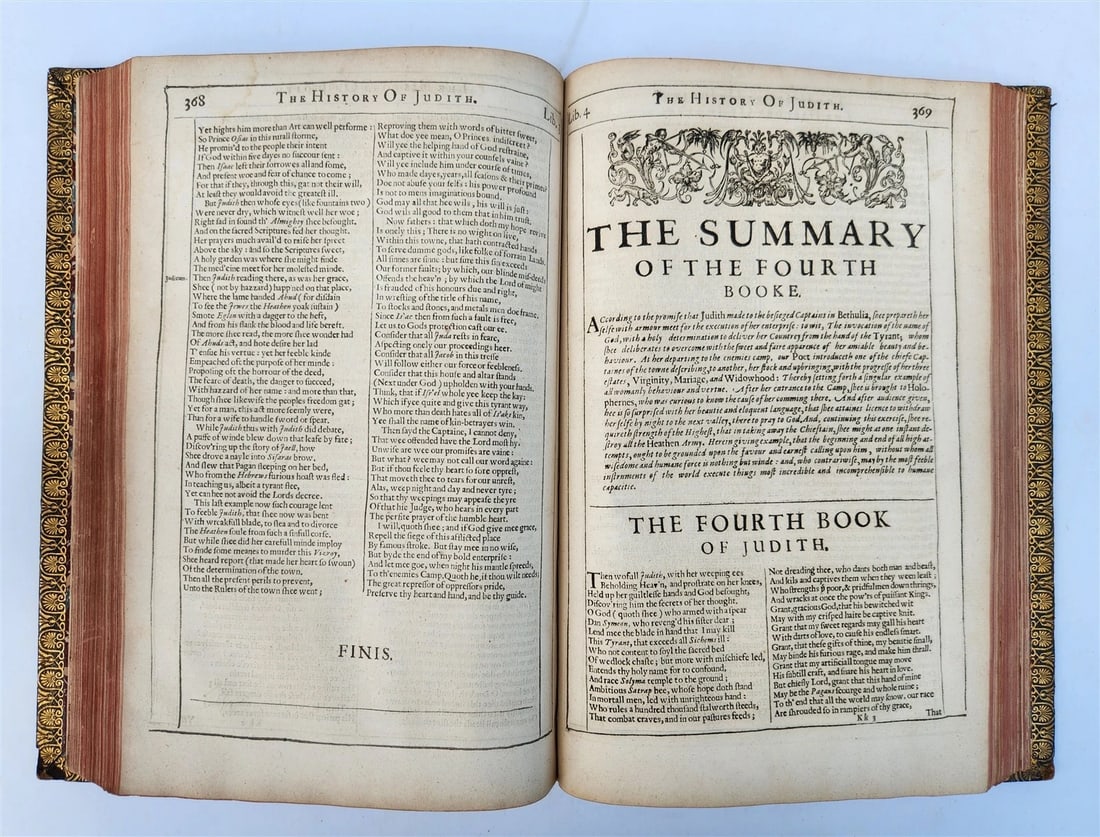 1633 DU BARTAS HIS DIVINE WEEKS & WORKES antique FOLIO in ENGLISH - 17