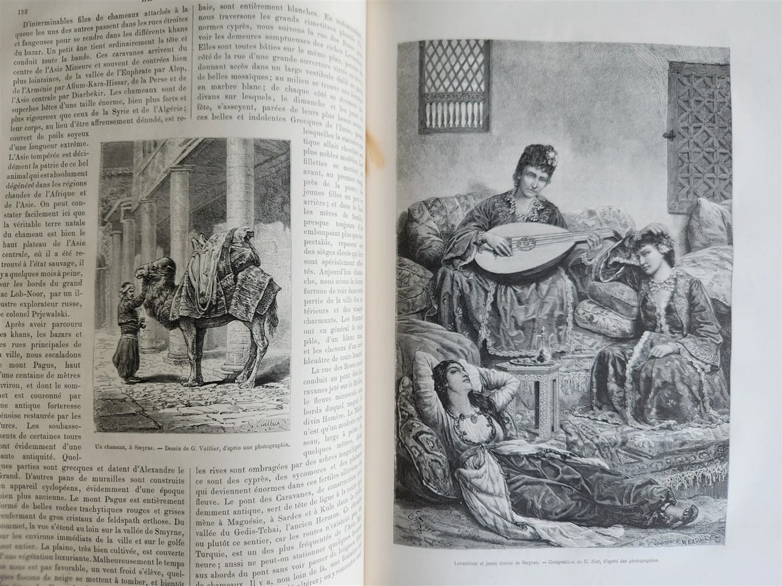 1880 HISTORY of VOYAGES ILLUSTRATED antique SYRIA AUSTRALIA LAOS VIETNAM PANAMA - 14