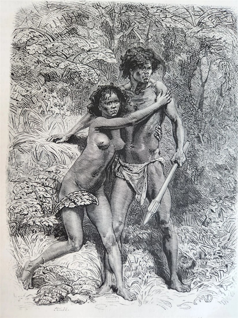 1880 HISTORY of VOYAGES ILLUSTRATED antique SYRIA AUSTRALIA LAOS VIETNAM PANAMA - 17