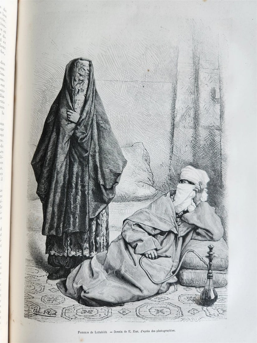 1880 HISTORY of VOYAGES ILLUSTRATED antique SYRIA AUSTRALIA LAOS VIETNAM PANAMA: Title: 1880 HISTORY of VOYAGES ILLUSTRATED antique SYRIA AUSTRALIA LAOS VIETNAM PANAMA Description: LE TOUR DE MONDE Nouveau Journal des Voyages. Publie sous la direction de E.Charton. [Published