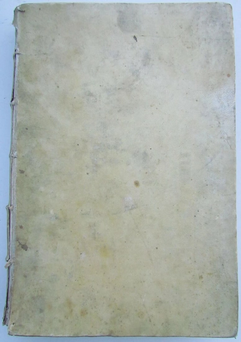 1753 ANTIQUE VELLUM BOUND FOLIO S. LEONIS MAGNI PAPAE PRIMI OPERA OMNIA - 3