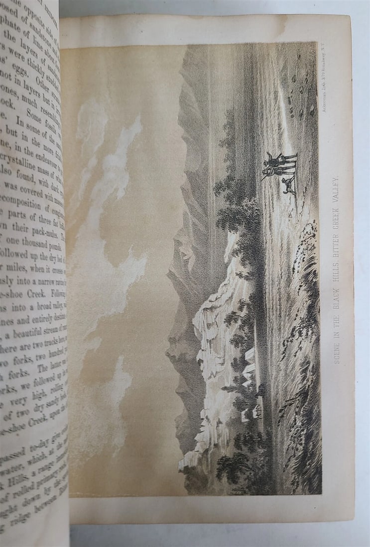 1852 EXPLORATION & SURVEY of VALLEY GREAT SALT LAKE of UTAH antique ILLUSTRATED - 2