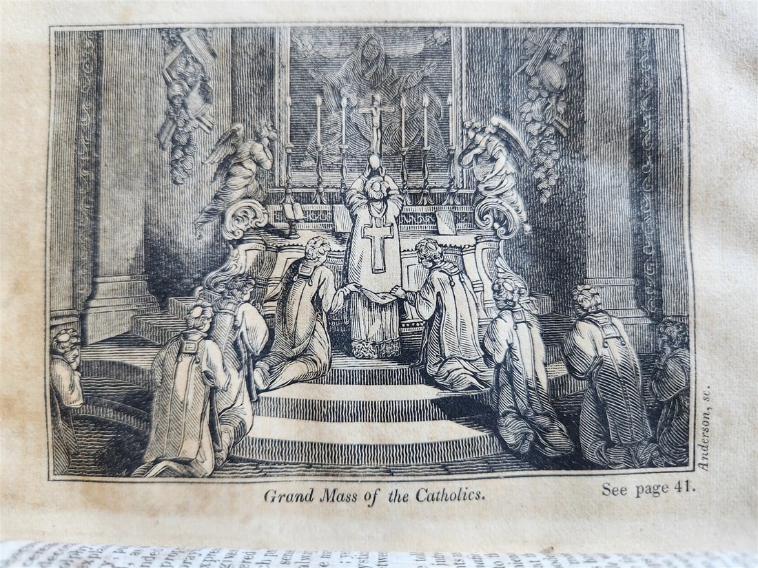 1823 RELIGIONS & RELIGIOUS CEREMONIES of ALL NATIONS antique ILLUSTRATED - 3