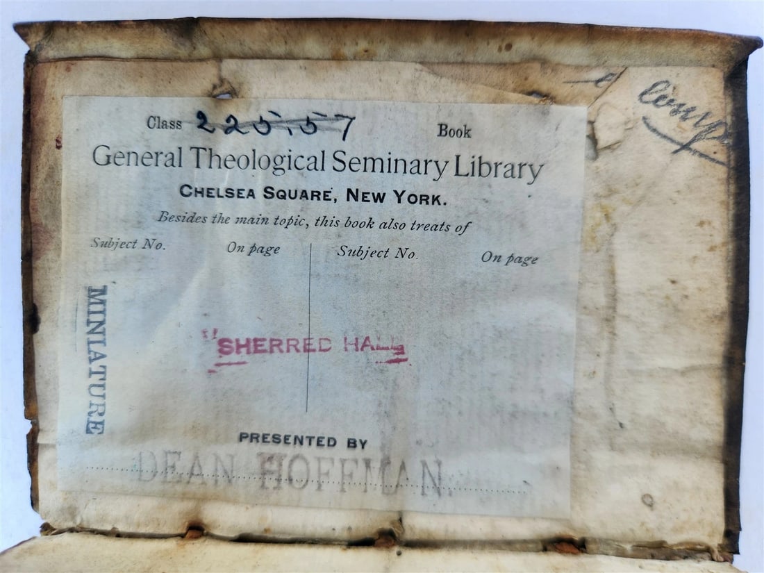 1548 BIBLE in LATIN NEW TESTAMENT antique RARE POCKET SIZE BIBLIA VELLUM BINDING - 2