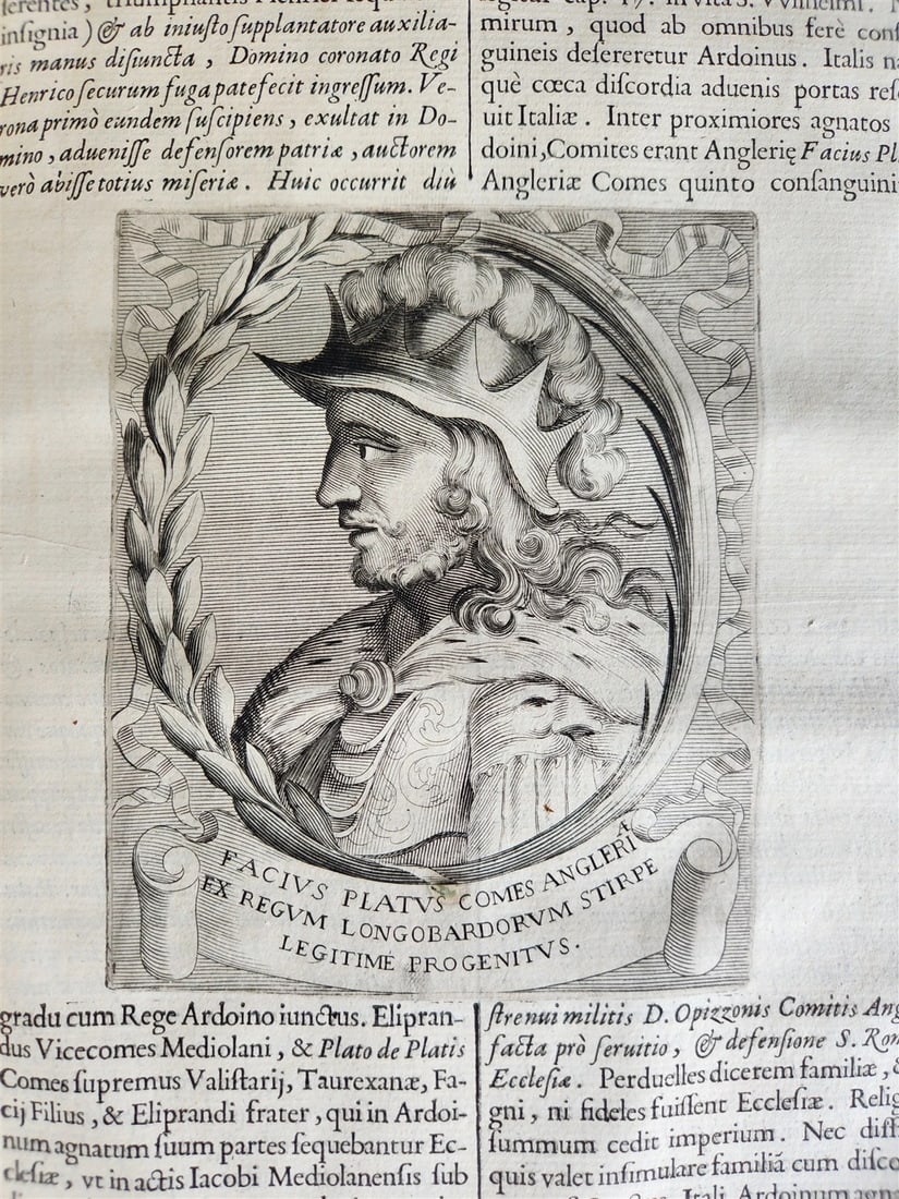 1673 SAXONY & BAVARIA HISTORY ILLUSTRATED FOLIO antique PIGSKIN BINDING - 6