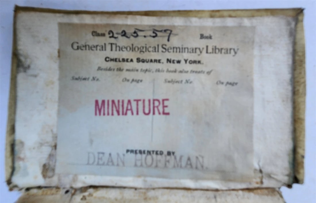 1551 BIBLE in LATIN ILLUSTRATED w/ 108 WOODCUTS antique RARE pocket size VELLUM - 3