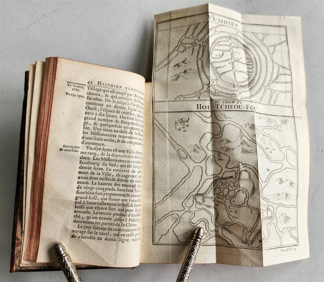 1749 HISTOIRE des VOYAGES VOL. 20 antique illustrated TRAVELS to CHINA - 3