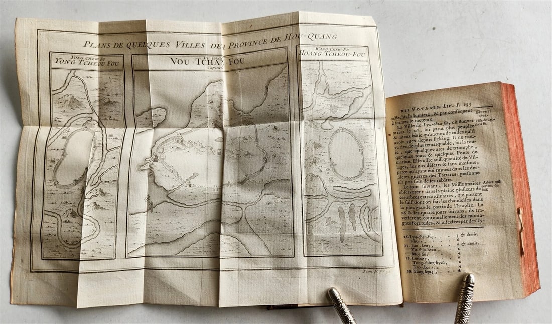 1749 HISTOIRE des VOYAGES VOL. 20 antique illustrated TRAVELS to CHINA - 5