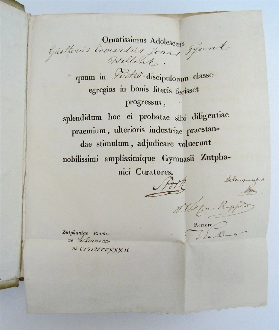 1726 Valerius Maximus antique factorum dictorumque memorabilium VELLUM BINDING - 3